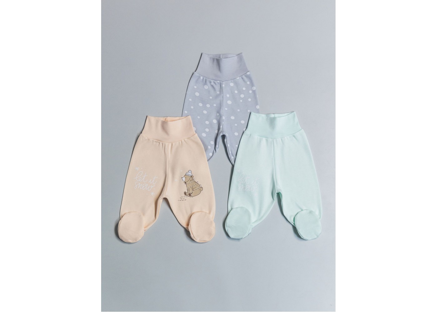 ПОЛЗУНКИ LET IT SNOW (интерлок) КЛ.230.001.0.067.005/006 ПОЛЗУНКИ LET IT SNOW (интерлок) КЛ.230.001.0.067.005/006